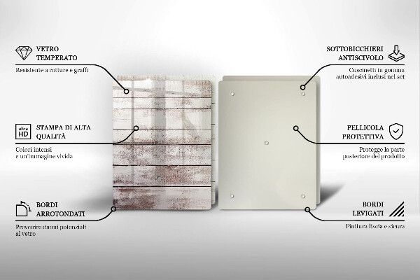 Cache plaque de cuisson Vieilles planches de bois