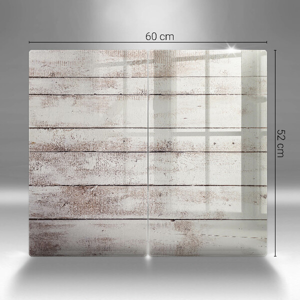 Cache plaque de cuisson Vieilles planches de bois