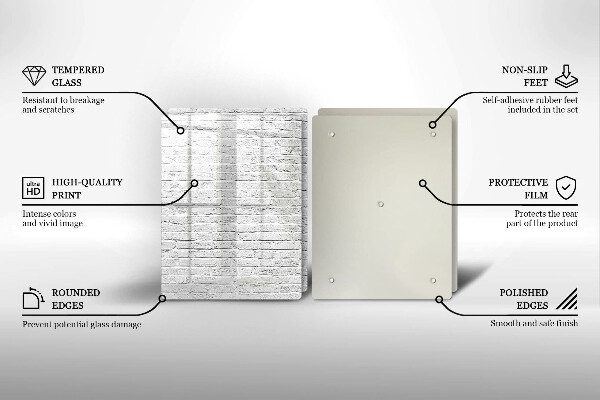 Cache plaque de cuisson Mur de briques