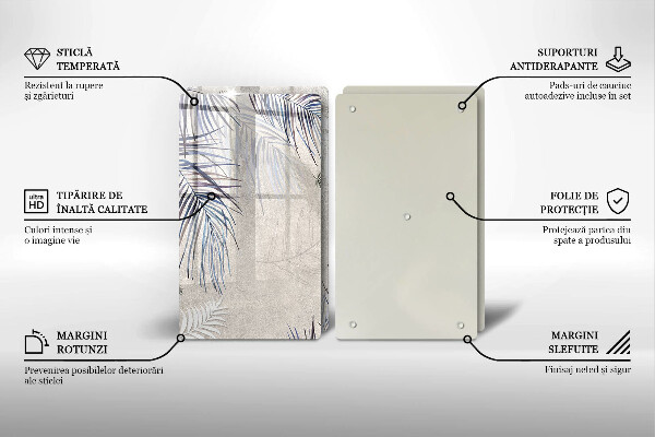 Protection plaque induction Feuilles subtiles