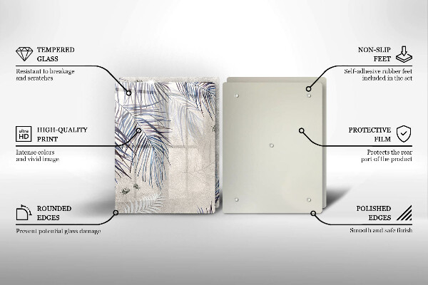 Protection plaque induction Feuilles subtiles