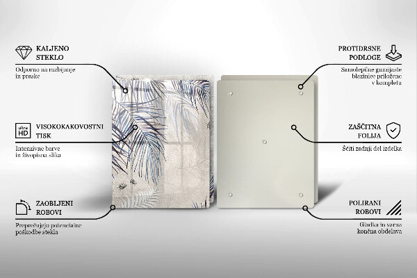 Protection plaque induction Feuilles subtiles