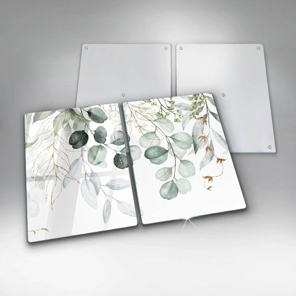 Protection plaque induction Plantes peintes