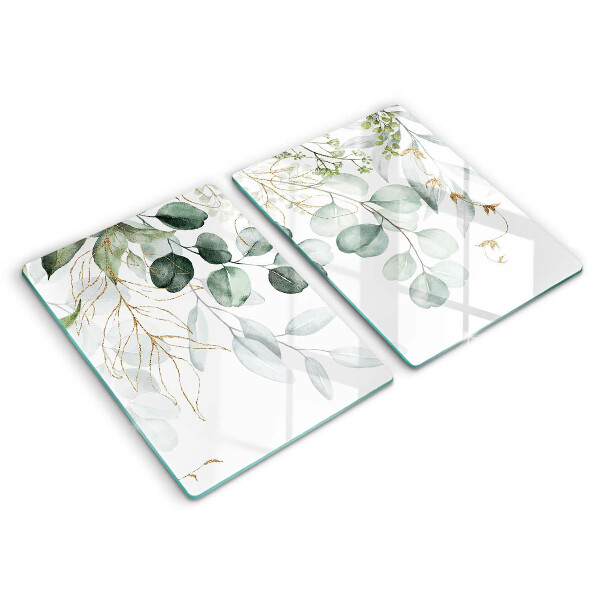 Protection plaque induction Plantes peintes