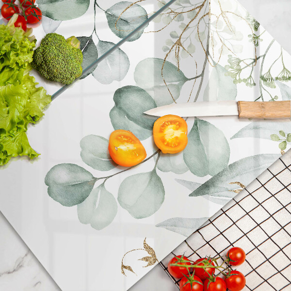 Protection plaque induction Plantes peintes