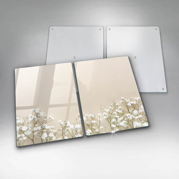 Protection plaque induction Fleurs de bohème en plâtre