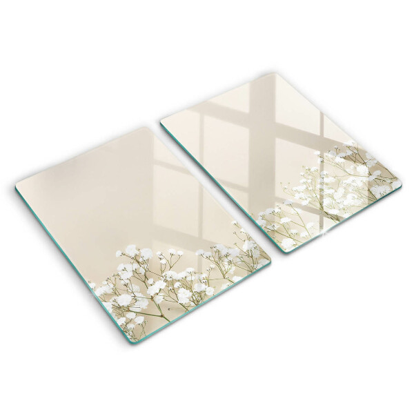 Protection plaque induction Fleurs de bohème en plâtre