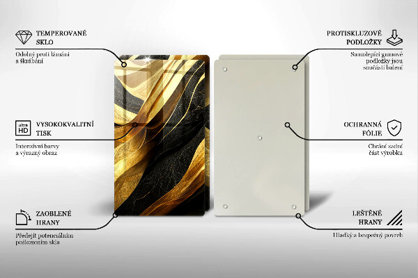 Protection plaque induction Abstraction élégante