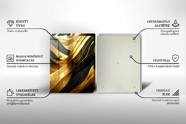 Protection plaque induction Abstraction élégante