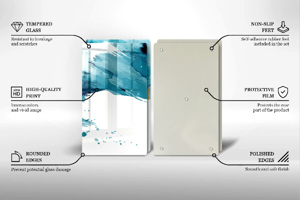 Protection plaque induction Taches bleues