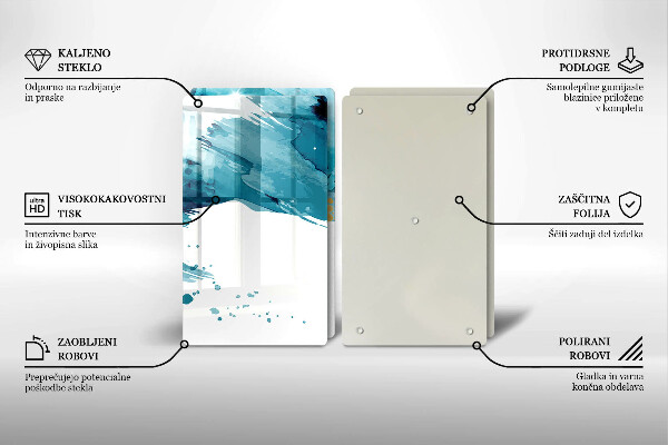 Protection plaque induction Taches bleues