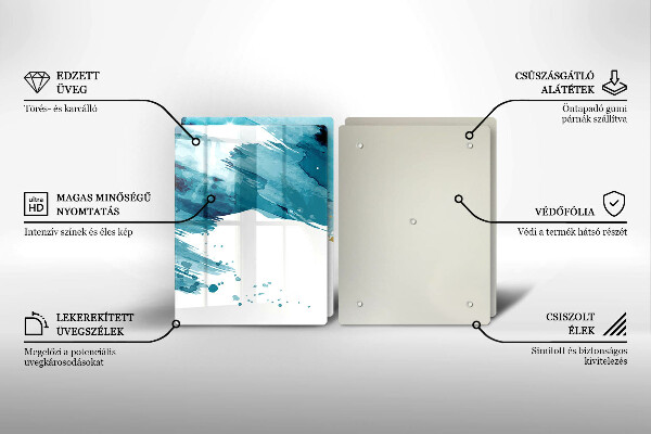 Protection plaque induction Taches bleues