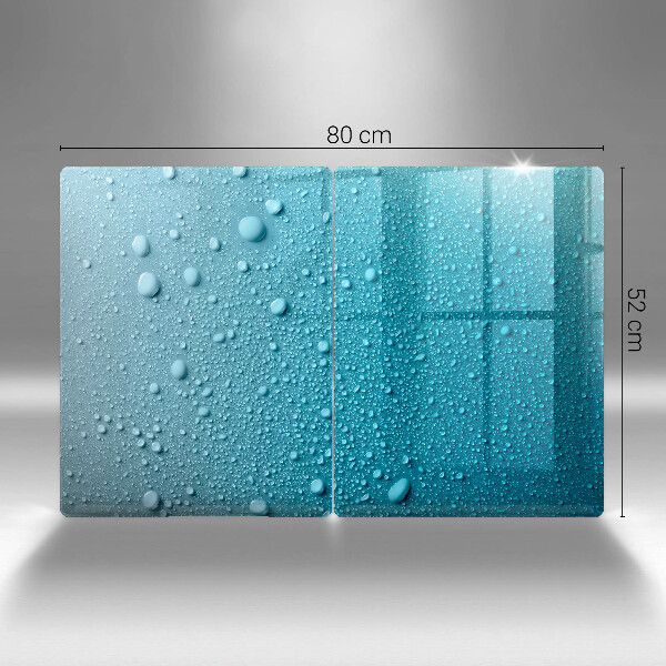 Protection plaque induction Gouttes d'eau