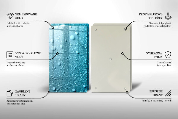 Protection plaque induction Gouttes d'eau