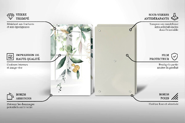 Protection plaque induction Feuilles d'aquarelle