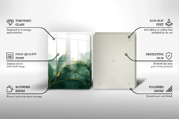 Protection plaque induction Nature abstraite