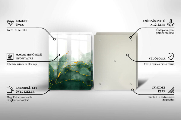 Protection plaque induction Nature abstraite