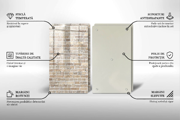 Protection plaque induction Mur de briques lumineuses