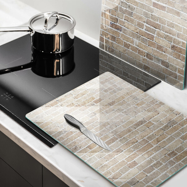 Protection plaque induction Mur de briques lumineuses