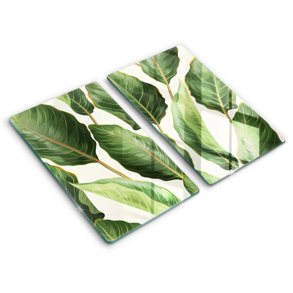 Protection plaque induction Feuilles de banane