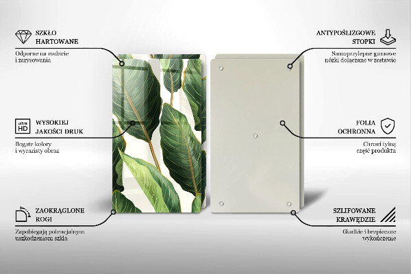 Protection plaque induction Feuilles de banane