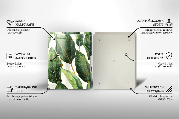 Protection plaque induction Feuilles de banane