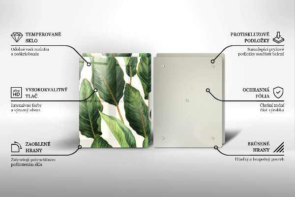 Protection plaque induction Feuilles de banane