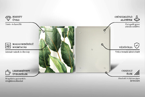 Protection plaque induction Feuilles de banane