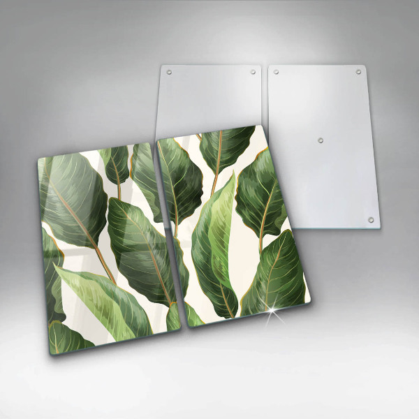 Protection plaque induction Feuilles de banane