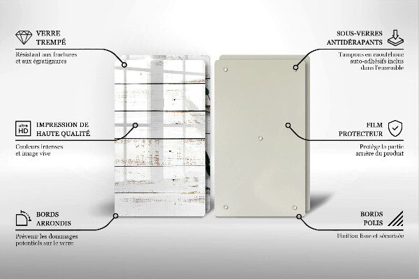 Protection plaque induction Vieilles planches et feuilles