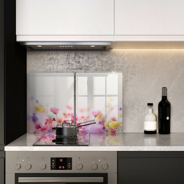 Protection plaque induction Prairie fleurie