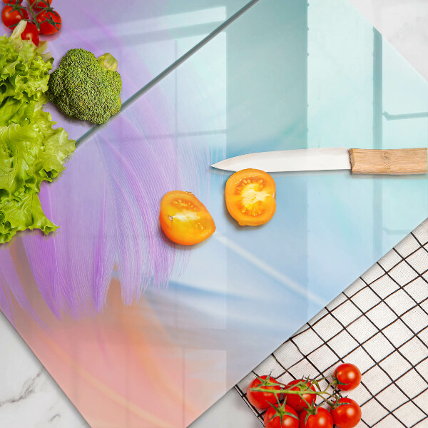 Protection plaque induction Plumes pastels