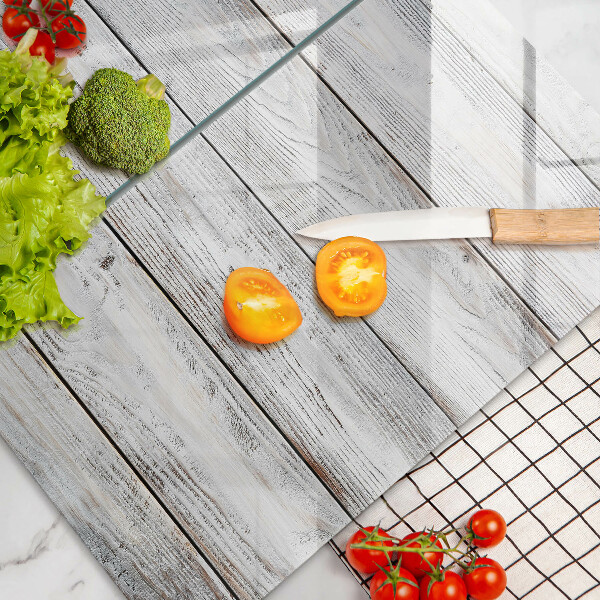 Protection plaque induction Planches de bois brillantes