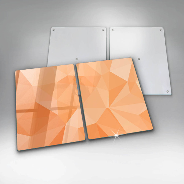 Protection plaque induction Fond géométrique