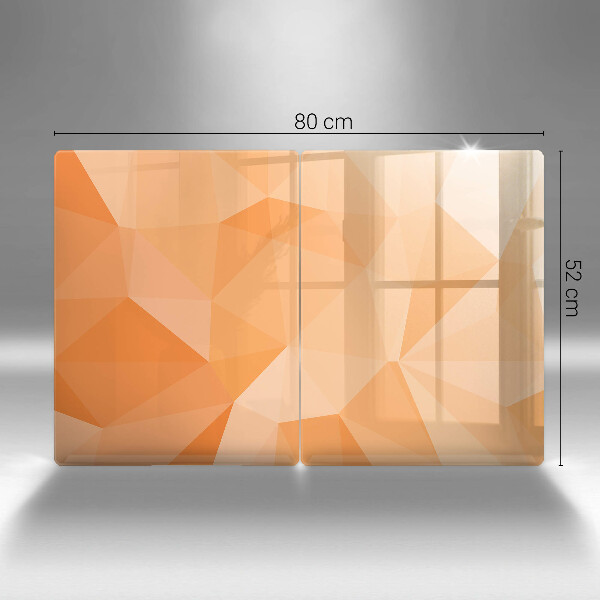 Protection plaque induction Fond géométrique