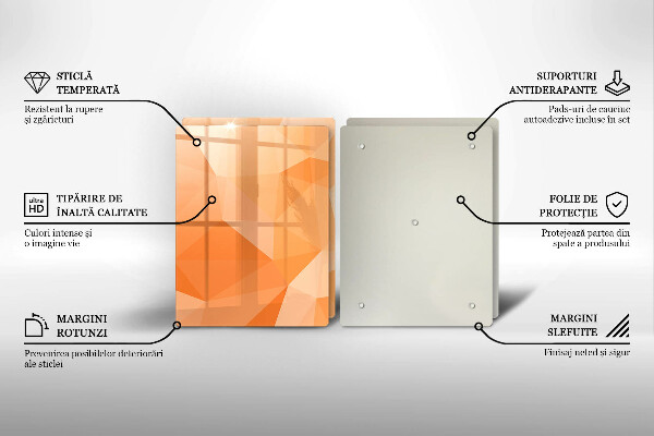 Protection plaque induction Fond géométrique