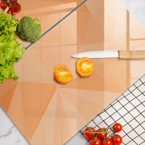 Protection plaque induction Fond géométrique