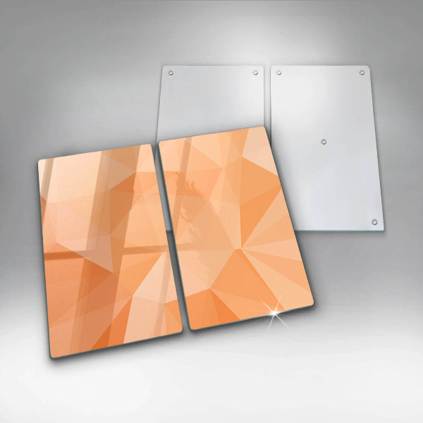 Protection plaque induction Fond géométrique