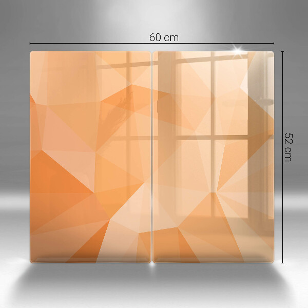 Protection plaque induction Fond géométrique