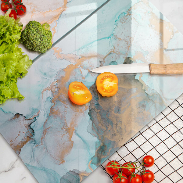 Protection plaque induction Abstraction de marbre