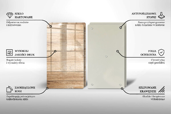 Protection plaque induction Planches de bois