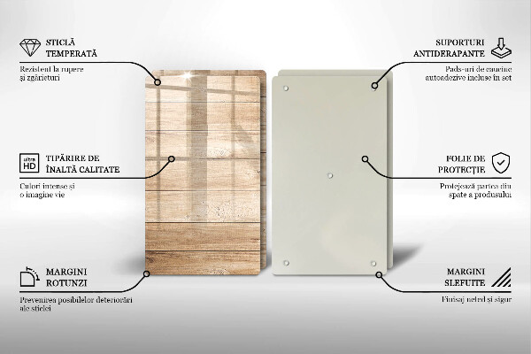 Protection plaque induction Planches de bois