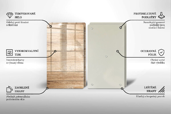 Protection plaque induction Planches de bois