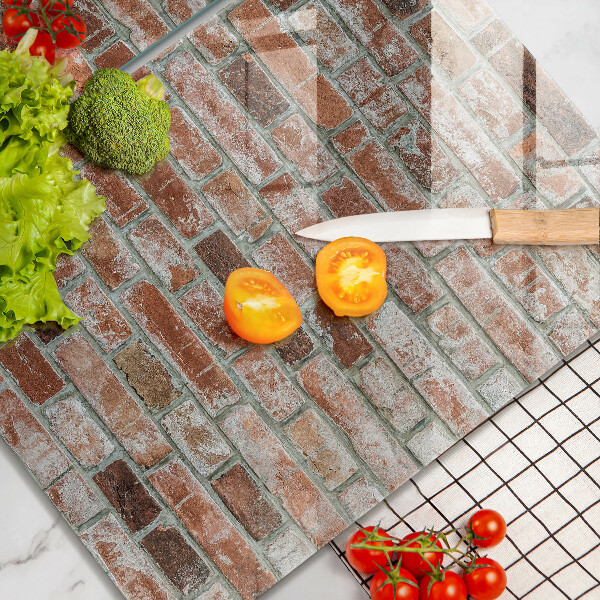 Protection plaque induction Vieux mur de briques