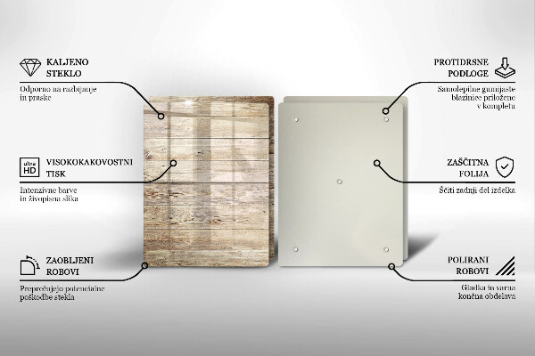 Protection plaque induction Planches de bois