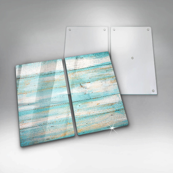 Protection plaque induction Planches de bois vintage