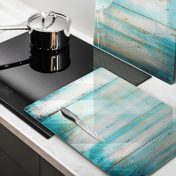 Protection plaque induction Planches de bois vintage