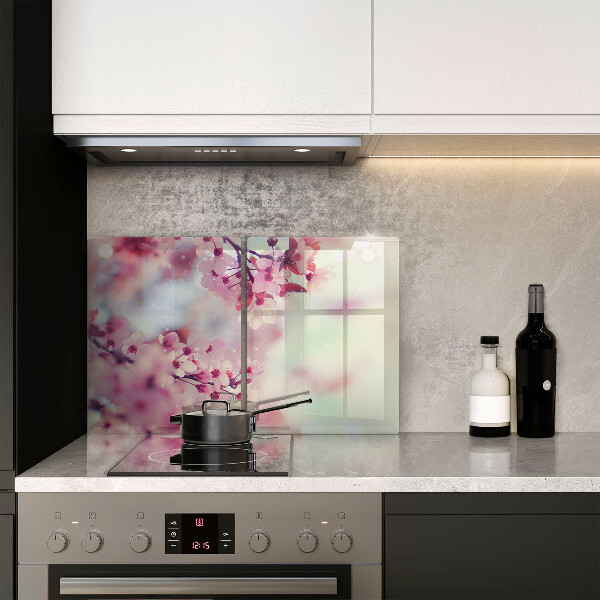 Protection plaque induction Fleurs de pommier nature