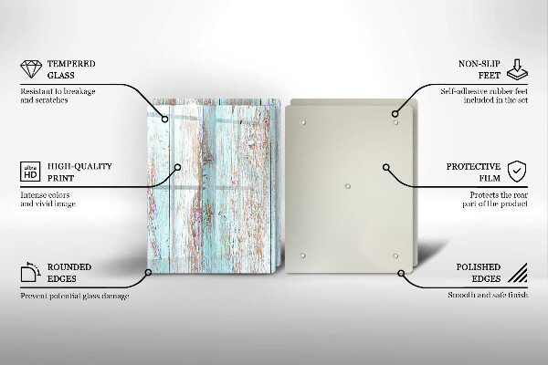 Cache plaque de cuisson Planches anciennes vintage