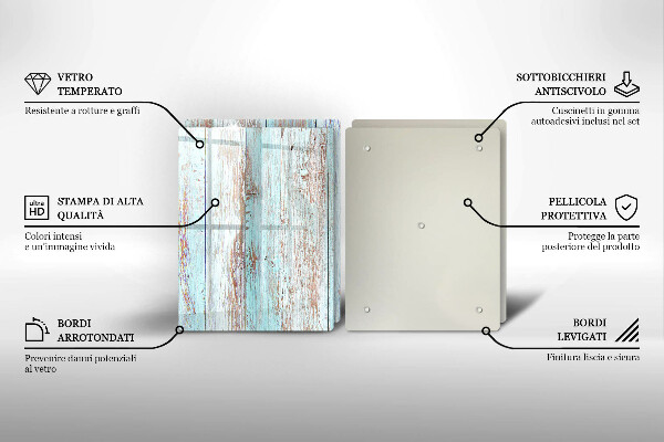 Cache plaque de cuisson Planches anciennes vintage